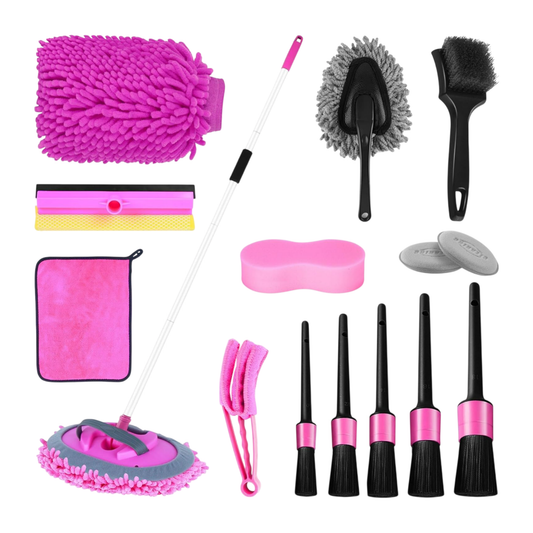Kit de limpieza para coche 15 en 1